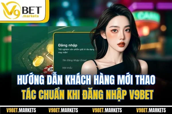 Hướng dẫn khách hàng mới thao tác chuẩn khi đăng nhập V9BET Hướng dẫn khách hàng mới thao tác chuẩn khi đăng nhập V9BET