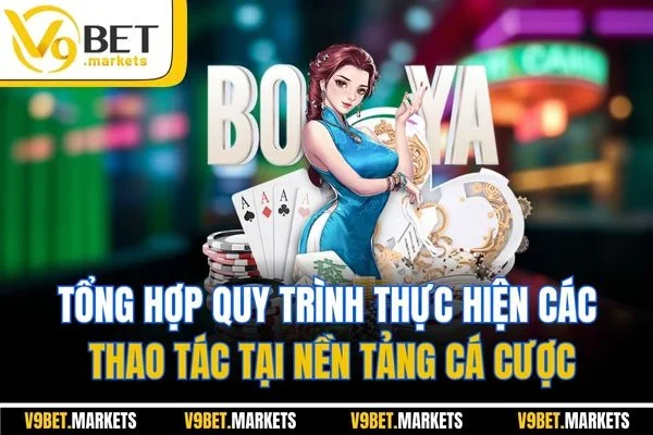 Tổng hợp quy trình thực hiện các thao tác tại nền tảng cá cược Tổng hợp quy trình thực hiện các thao tác tại nền tảng cá cược